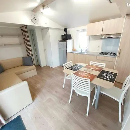 Mobil Home Climatise 6Pers. 3Ch Camping Domaine De Chaussy 5* Ardeche Lagorce  Exterior photo