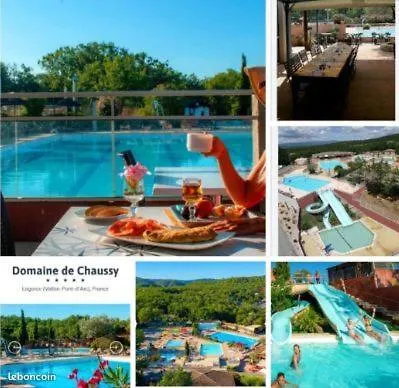Mobil Home Climatise 6Pers. 3Ch Camping Domaine De Chaussy 5* Ardeche Lagorce  Exterior photo